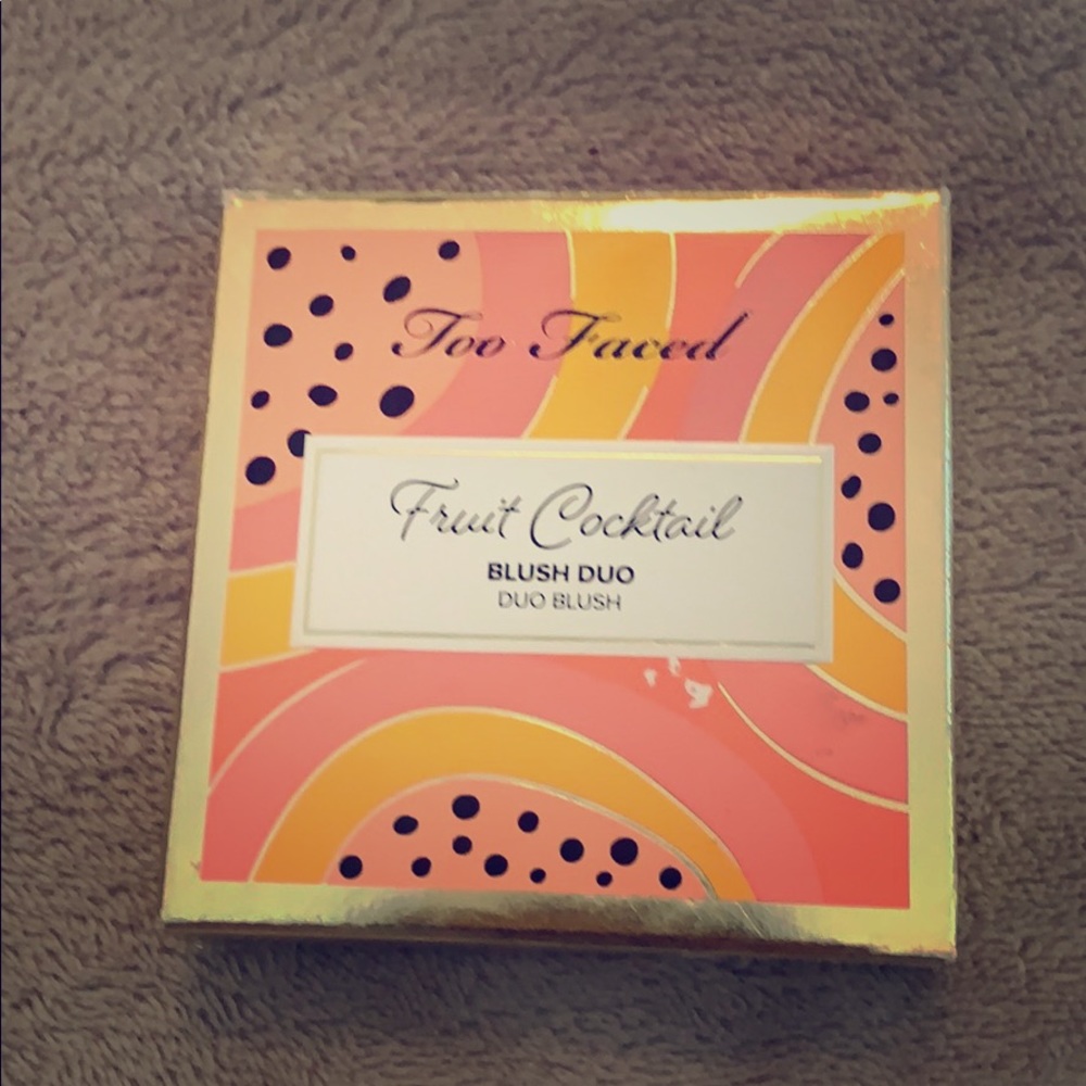 BNIB Too Faced Blush Duo Papaya Pop